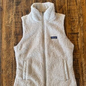 Patagonia Off-White Sherpa Fleece Vest
